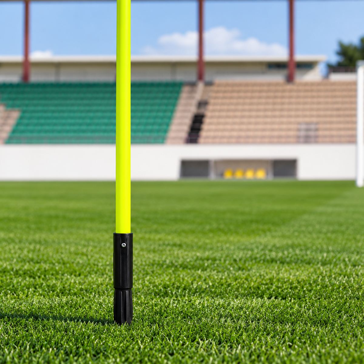 6 poteaux de slalom pour le football